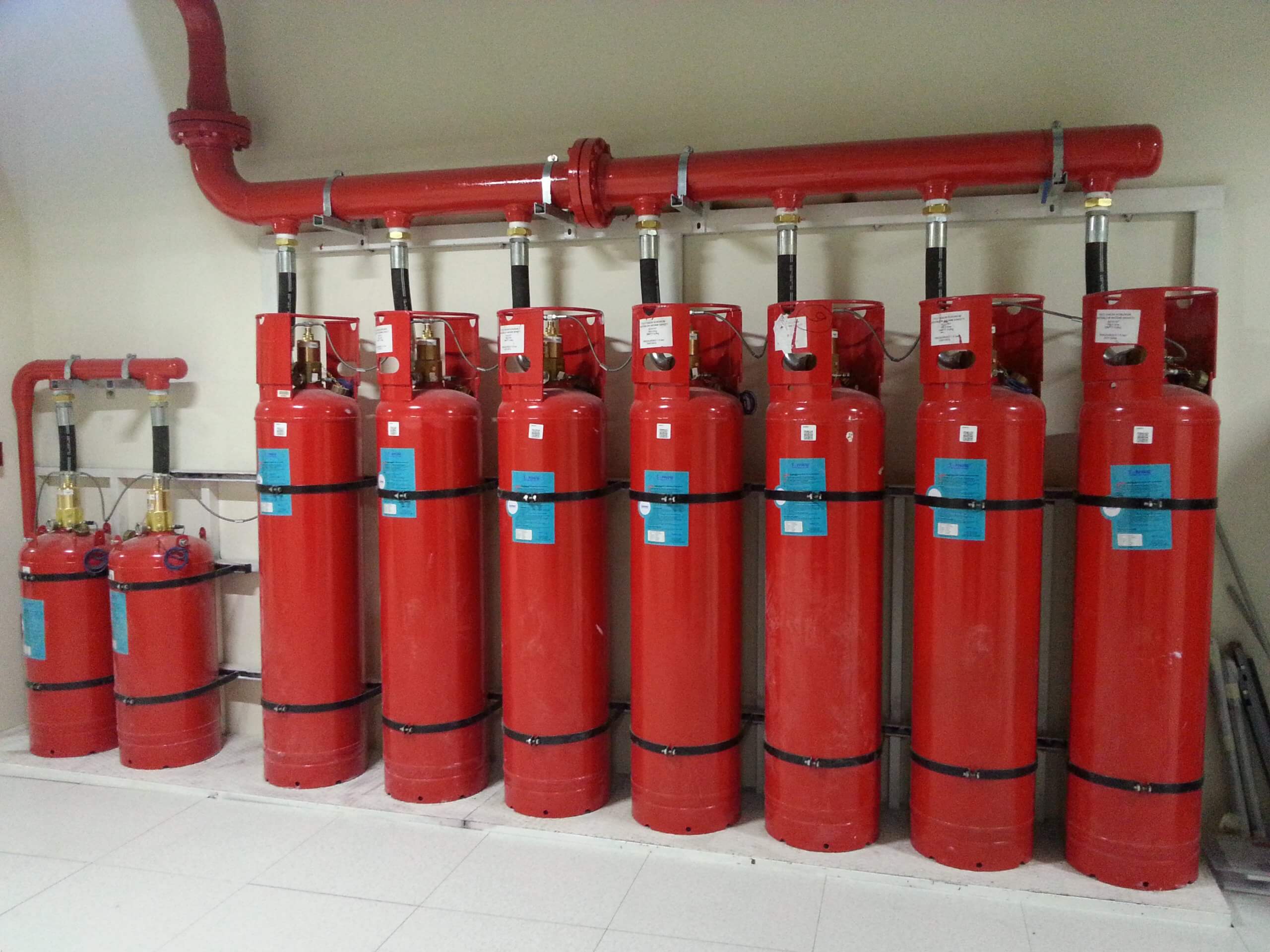 CO₂, FM200 ve NOVEC 1230 Gazlı Söndürme Sistemleri
